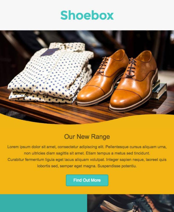 shoes email template