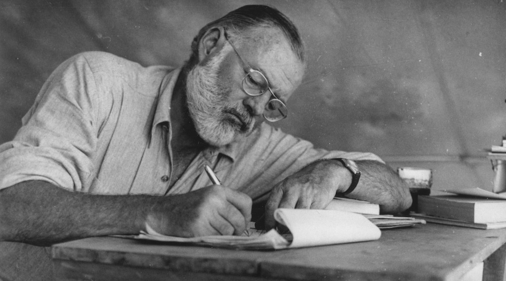 Just Sit Down and Write – Advice on Motivation from Ernest Hemingway