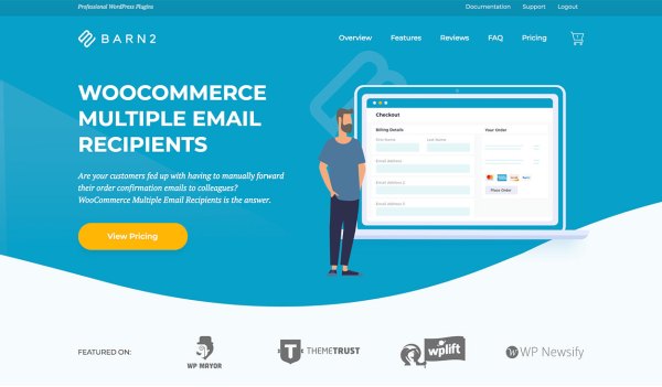 WooCommerce Multiple Email Recipients plugin from Barn2