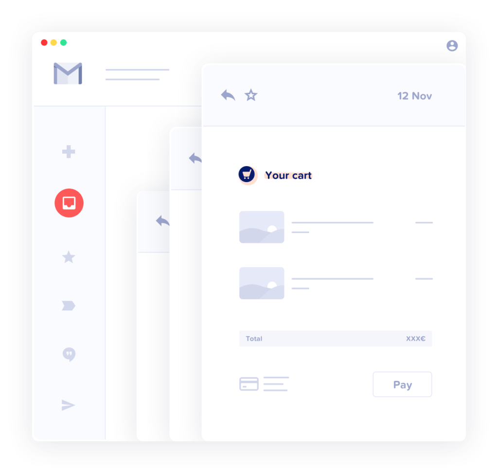 illustration of MailPoet's abandoned cart email scheduling