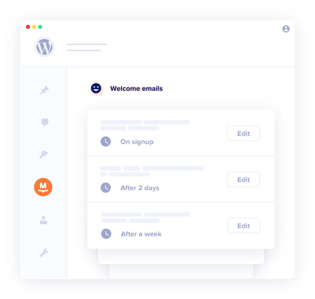 Illustration of MailPoet's WordPress Welcome Emails series