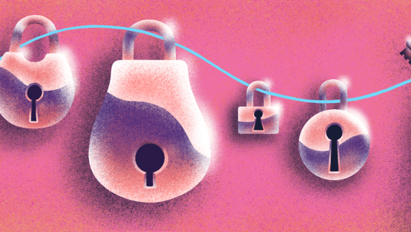 illustration of padlocks