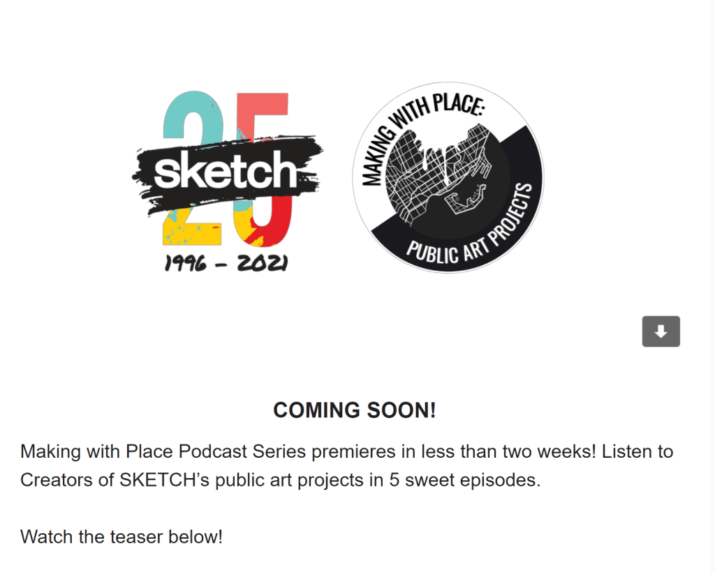 Sketch event announcement