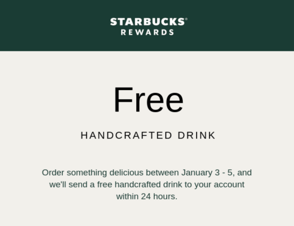 WordPress autoresponders: Starbucks free offer