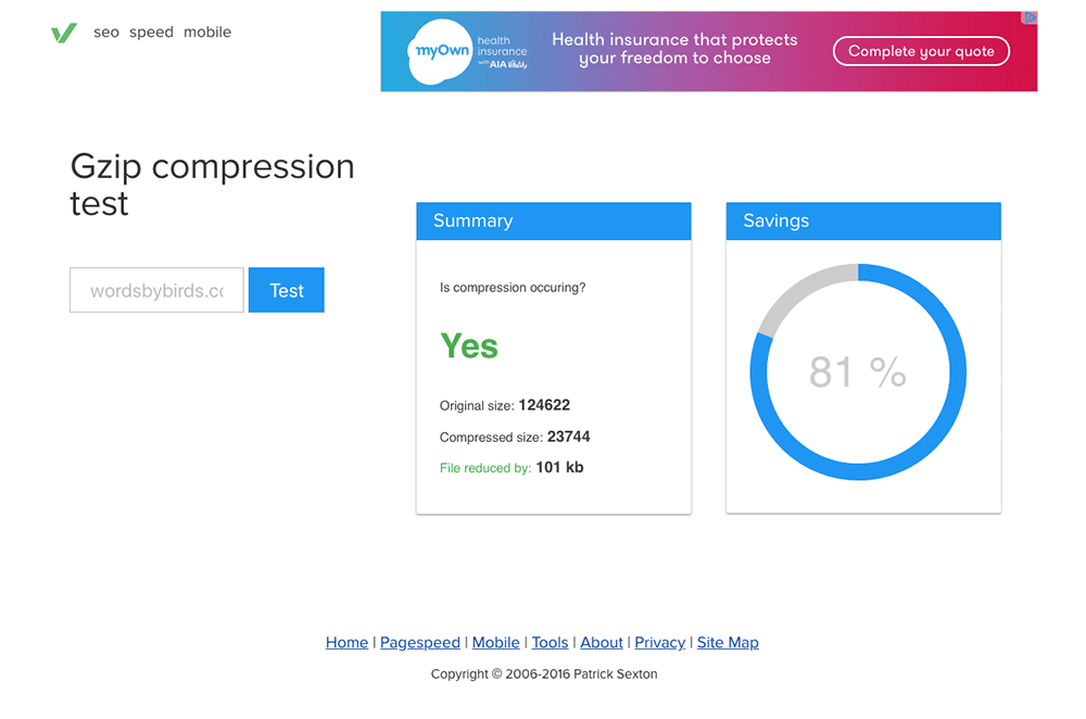 Varvy Gzip Compression Tool